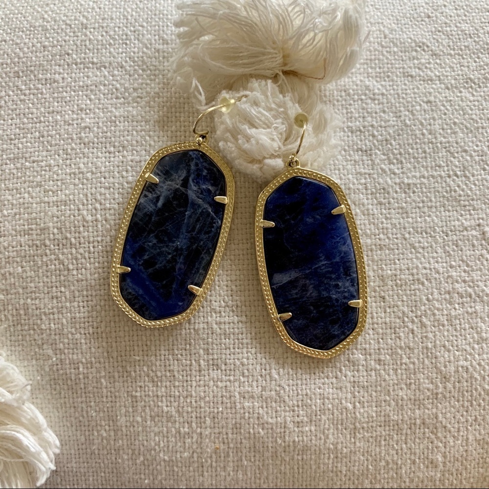 Kendra Scott Blue Stone Earrings